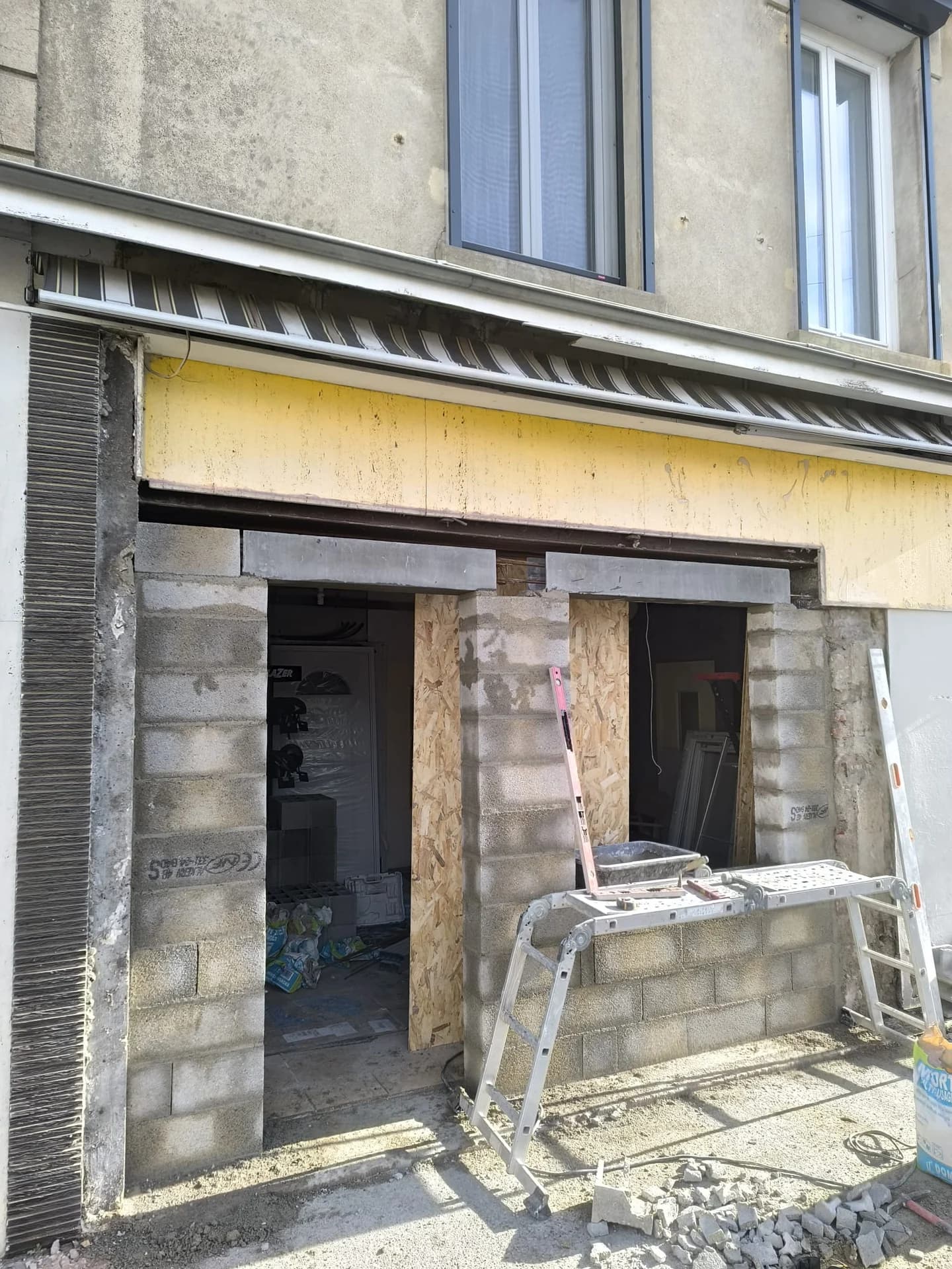 Maçonnerie : création d’ouvertures et reprise de façade — photographie 6