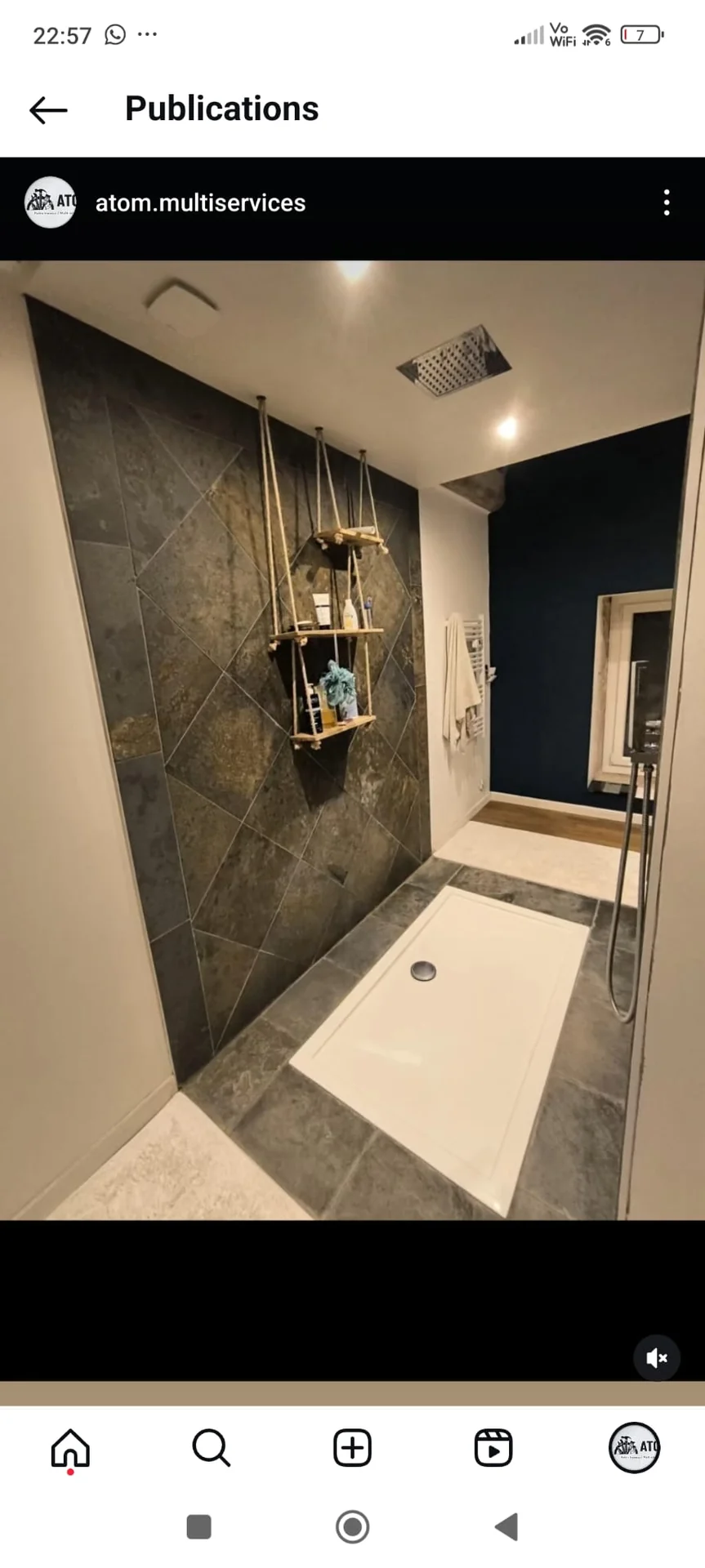 Rénovation et aménagement sous les poutres — photographie 1