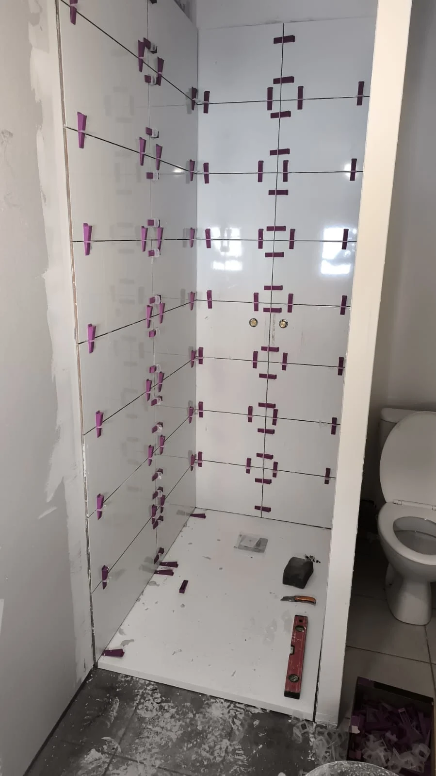 Une douche et ses nouveaux revêtements — photographie 7
