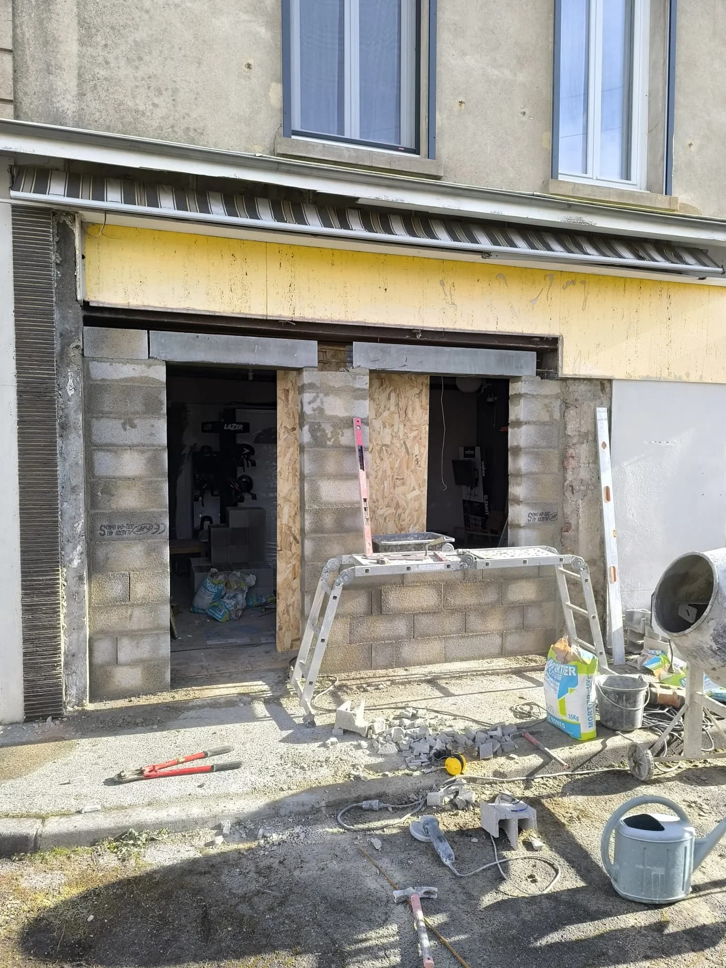 Maçonnerie : création d’ouvertures et reprise de façade — photographie 5