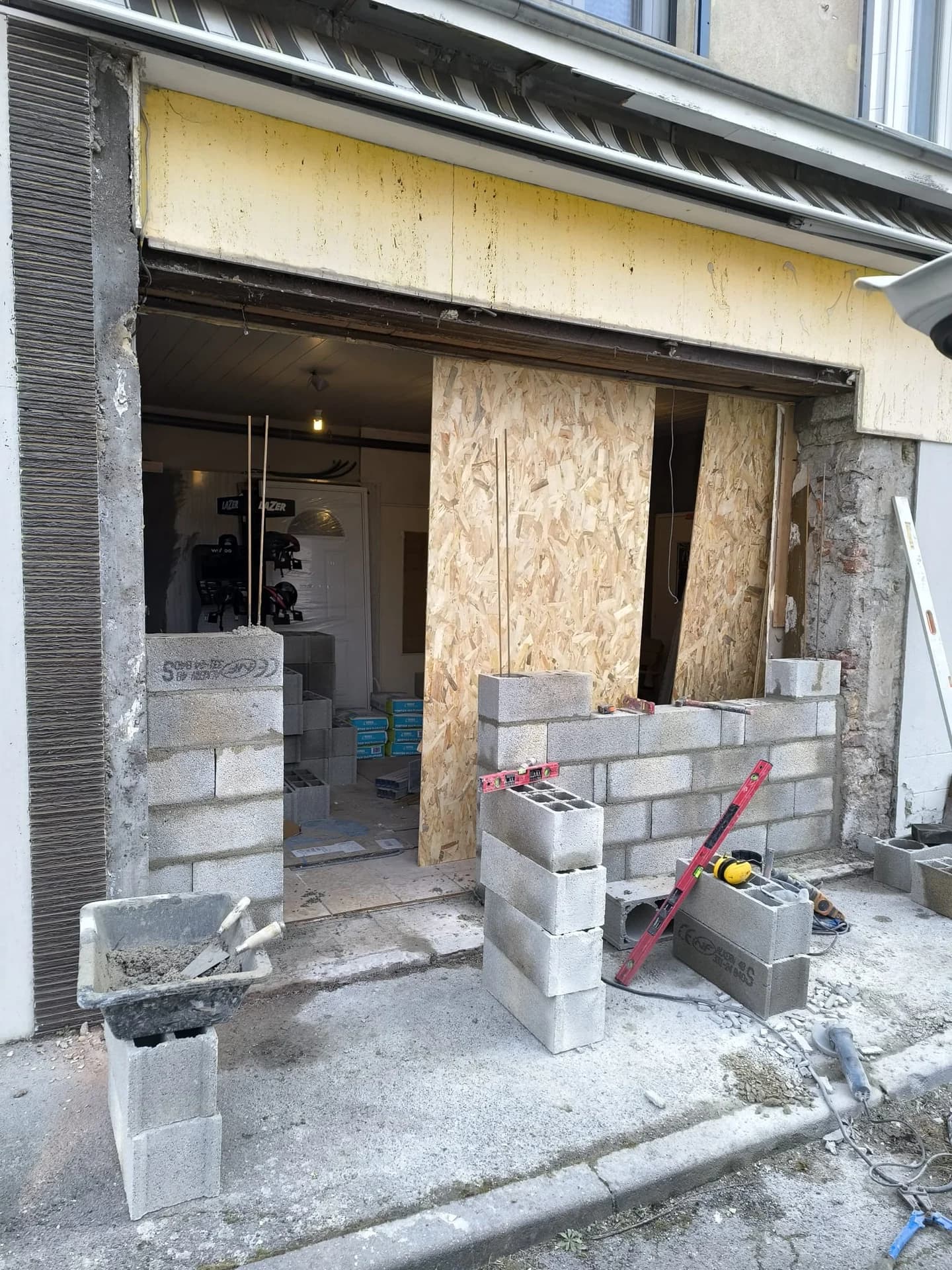 Maçonnerie : création d’ouvertures et reprise de façade — photographie 3