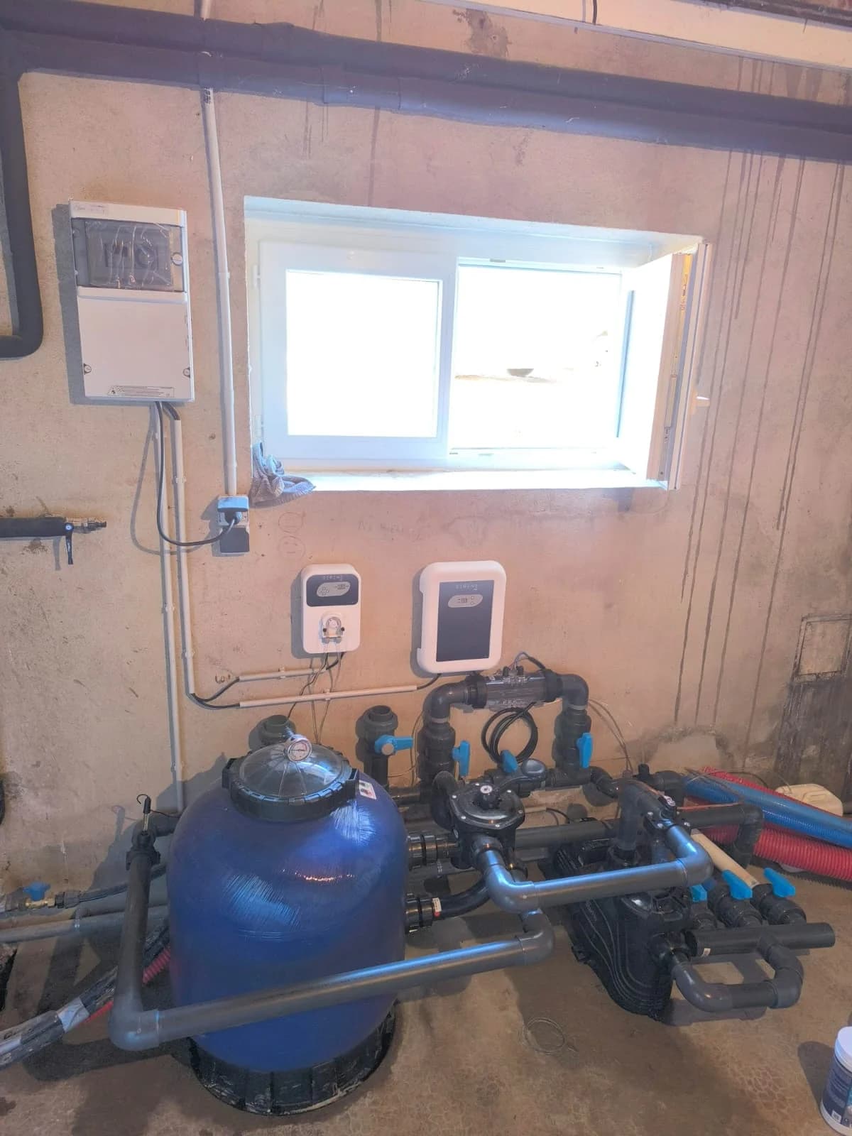 Chantier ATOM : piscine et local technique